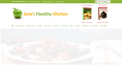 Desktop Screenshot of janeshealthykitchen.com